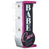 Babe Cave Vintage Mini LED Marquee Sign (12” x 5.25”)